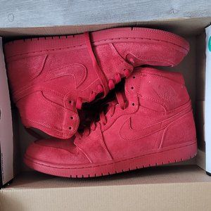 Jordan 1 Red Suede High 10.5